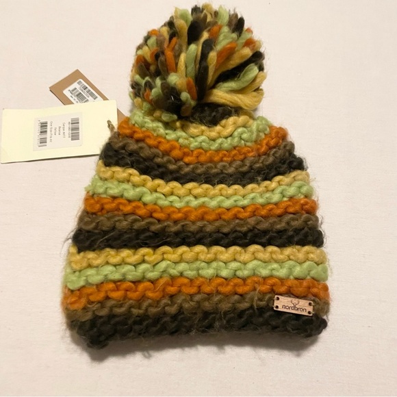 Nordbron Kids Striped Knit Beanie Hat - Picture 13 of 16